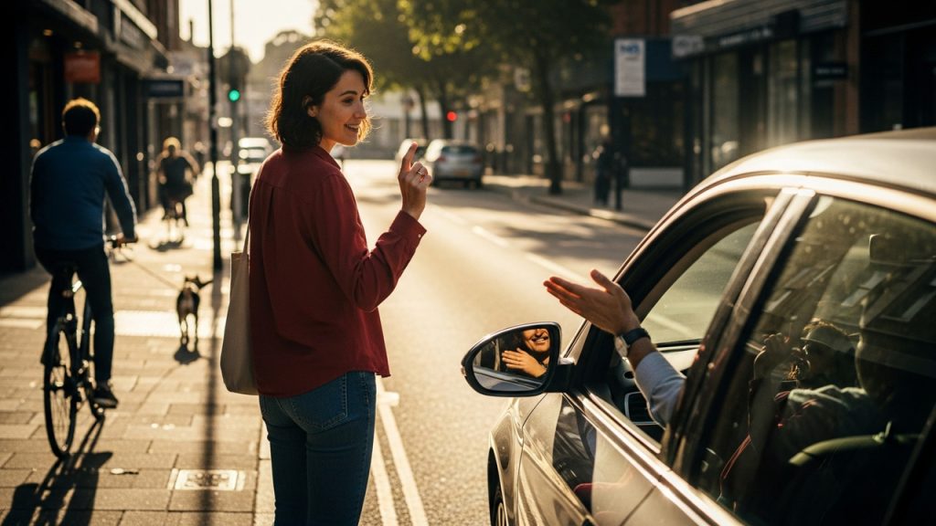 O que significa agradecer o motorista quando ele deixa você atravessar a rua, segundo a psicologia?