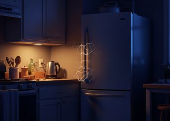 O que significa quando a geladeira faz estalos altos durante a noite?
