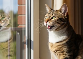 Por que os gatos fazem aquele tremidinho com a boca quando veem pássaros?