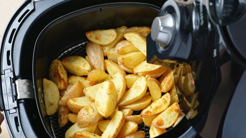 copo de água na airfryer