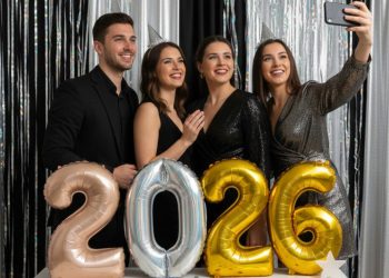 Parede instagramável para Réveillon fácil, barata e que rende fotos perfeitas
