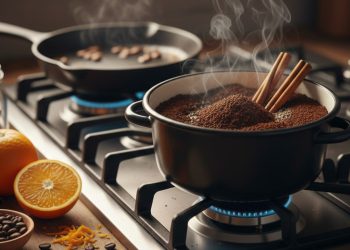 Canela com café vira truque simples para deixar a cozinha perfumada