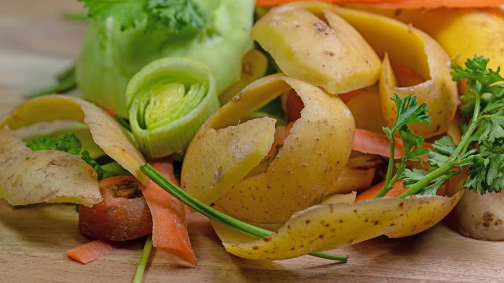 casca de batata com bicarbonato de sódio