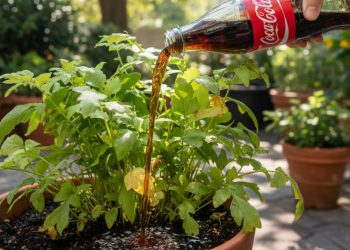 Você pode salvar suas plantas se regá-las com este refrigerante