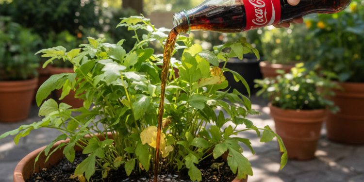 Você pode salvar suas plantas se regá-las com este refrigerante