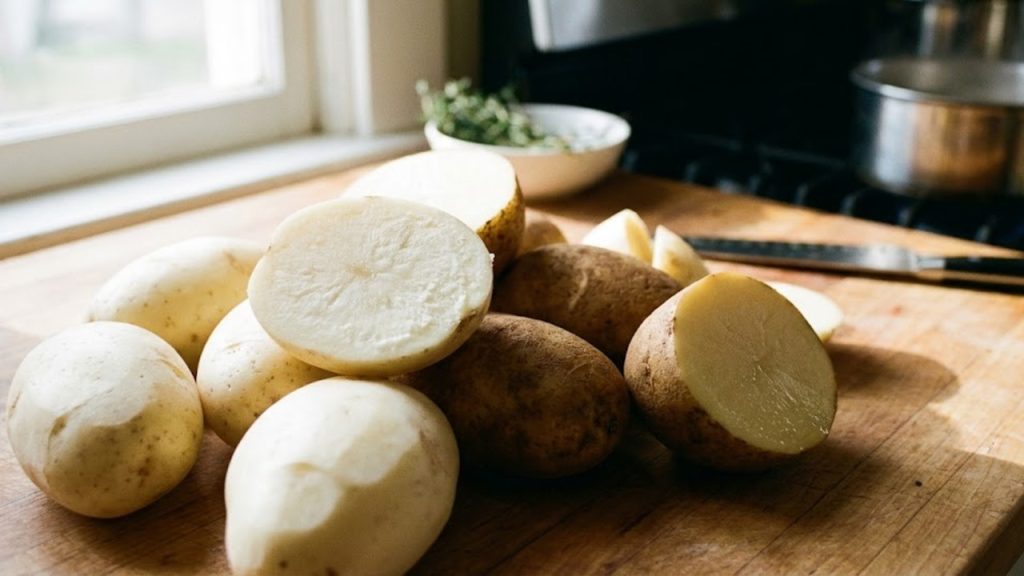 Poucos sabem: qual é a diferença entre as batatas brancas e marrons?