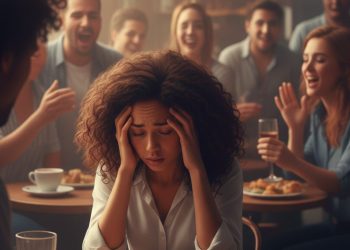 O que significa sentir-se rapidamente fatigado na presença de outras pessoas?