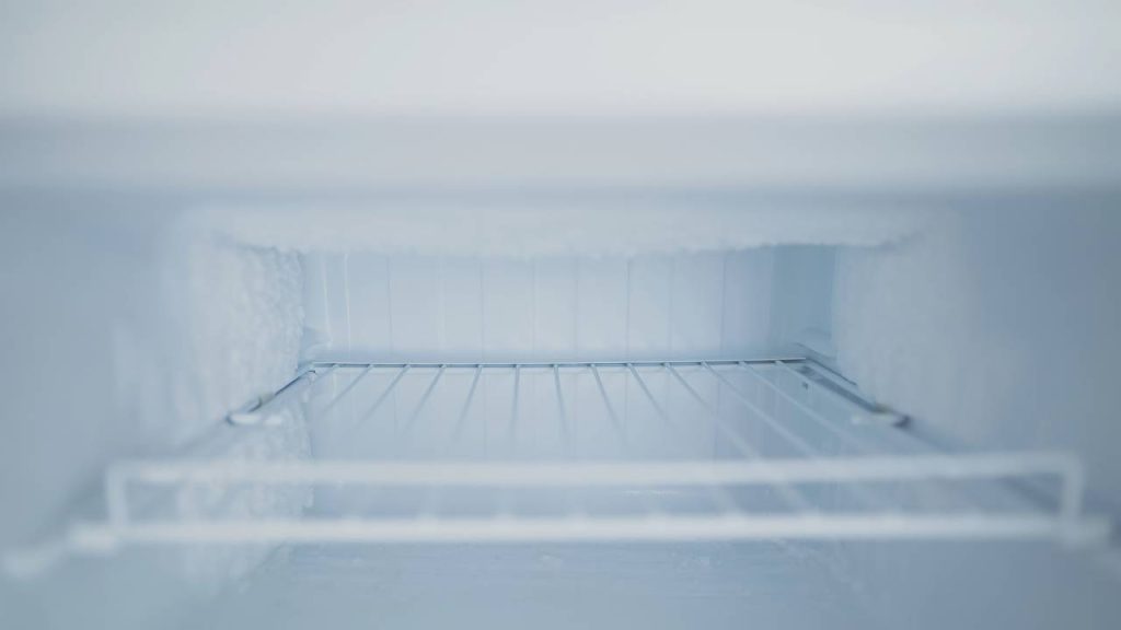 gelo do freezer