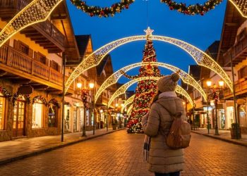 A Suíça Brasileira que transforma dezembro no Natal mais mágico da América Latina