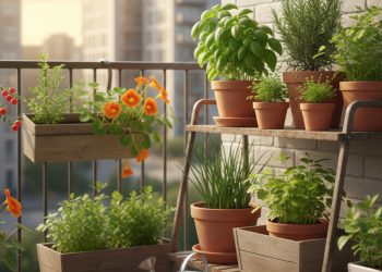 Como fazer uma horta em apartamento com pouco espaço e muita produtividade