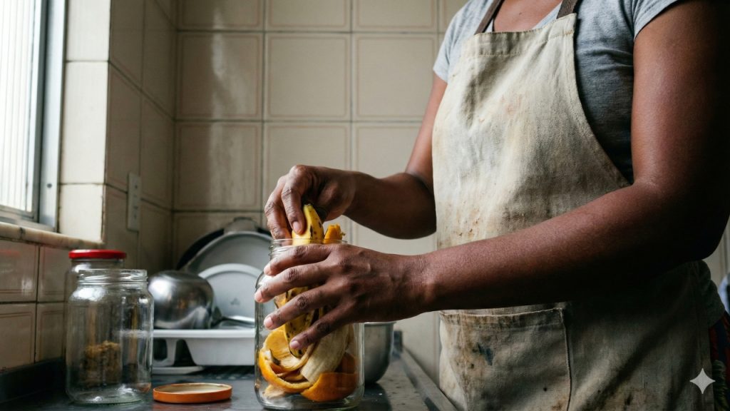 O segredo do vinagre com casca de laranja que substitui qualquer produto de limpeza