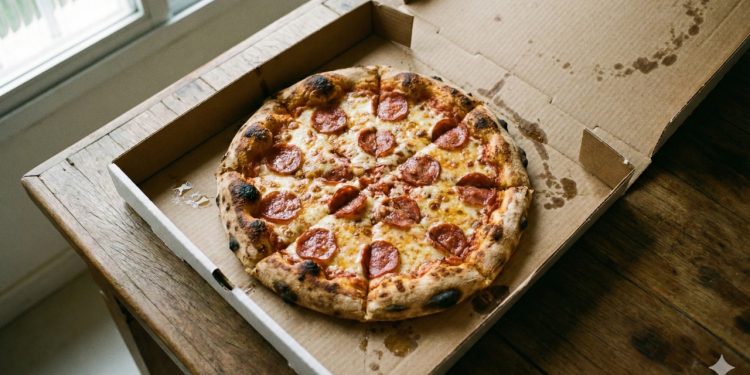 por que a caixa da pizza é quadrada, se a pizza é redonda?