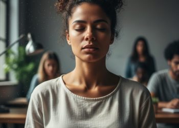 O truque da Micro-Meditação de 3 minutos para não surtar no meio do expediente