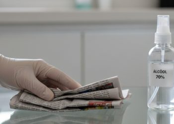 Eu limpei os vidros da minha casa em dois palitos usando apenas jornal e álcool