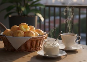 Eu fiz o melhor pão de queijo do mundo usando só três ingredientes e ficou um espetáculo