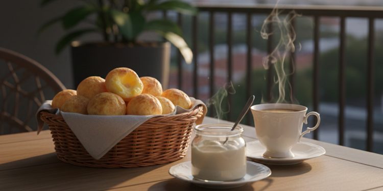 Eu fiz o melhor pão de queijo do mundo usando só três ingredientes e ficou um espetáculo