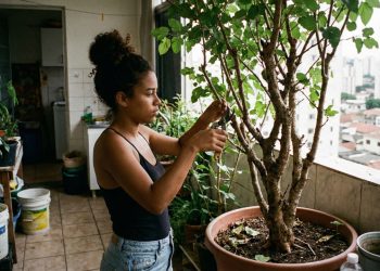 Plantei essa muda no começo do ano e em menos de um 10 meses já colhi bacias de sabor e saúde