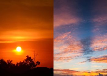 Se a luz do Sol é branca, por que o amanhecer e o entardecer são vermelhos?