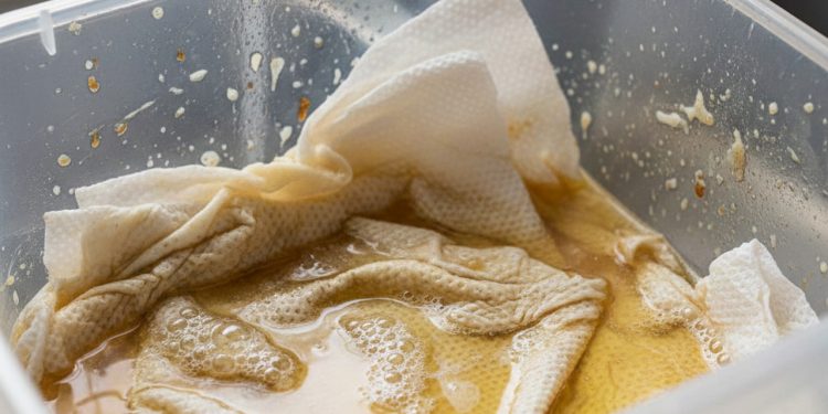 A forma rápida e sem esforço de limpar plásticos engordurados sem sujar as mãos