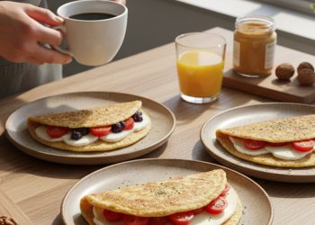 A receita sem trigo que fica pronta em 5 minutos e deixa o café da manhã mais leve