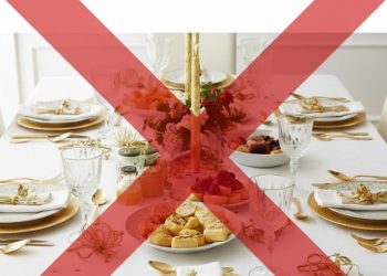 Não é dourada e nem branca: essa é a cor de toalha de mesa que será destaque no Natal 2025