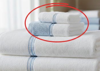 Para que servem as faixas das toalhas?
