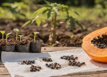 Não jogue as sementes fora: aprenda a plantar mamão do mercado e colha frutos doces em casa