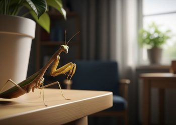 O que quer dizer quando aparece um louva-a-deus na sua sala?