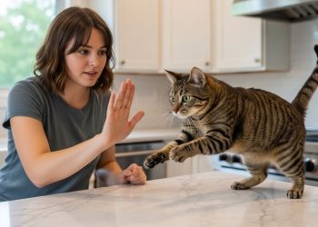 Adeus pelos na comida: como ensinar seu gato a respeitar mesas e bancadas