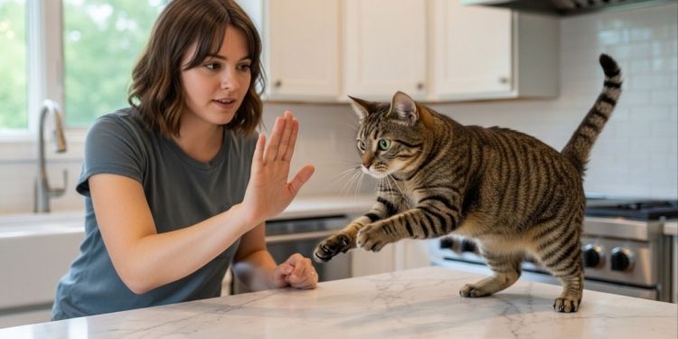 Adeus pelos na comida: como ensinar seu gato a respeitar mesas e bancadas