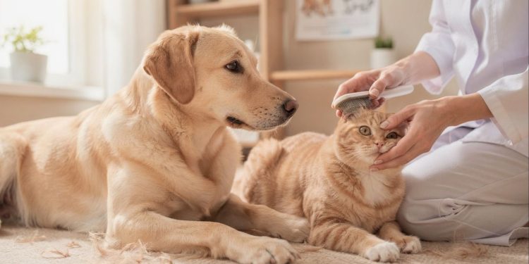 Queda de pelo em cães e gatos: aprenda quando é normal ou sinal de alerta