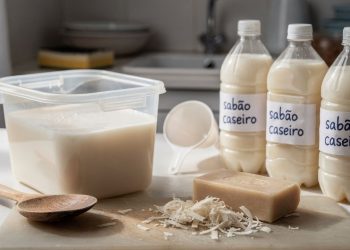 Transforme uma barra de sabão em cinco litros de limpeza potente e econômica