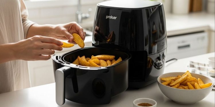 Jeito certo de fritar batata na airfryer que deixa ela crocante que nem de lanchonete famosa