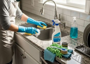O jeito mais econômico de manter a cozinha limpa o mês inteiro