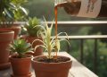 Planta fraca e sem vida esse adubo líquido caseiro com chorume recupera o seu jardim