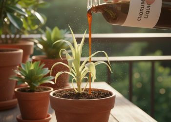 Planta fraca e sem vida esse adubo líquido caseiro com chorume recupera o seu jardim