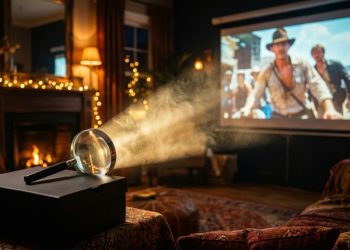 Como fazer um projetor de cinema usando só uma caixa de sapato e uma lupa