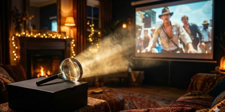 Como fazer um projetor de cinema usando só uma caixa de sapato e uma lupa