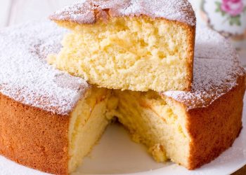 O pão de ló fofinho e alto que cresce leve e não sola
