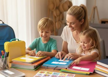 Truques para etiquetar material escolar rapidamente com organização e menos esforço