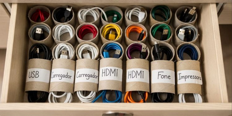 Organize a fiação da casa inteira em minutos com soluções caseiras