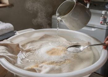Esse ingrediente da culinária inesperado tira manchas em roupas em 5 minutos