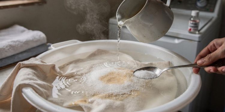 Esse ingrediente da culinária inesperado tira manchas em roupas em 5 minutos