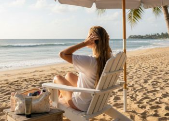 Produtos básicos para cuidar do cabelo na praia
