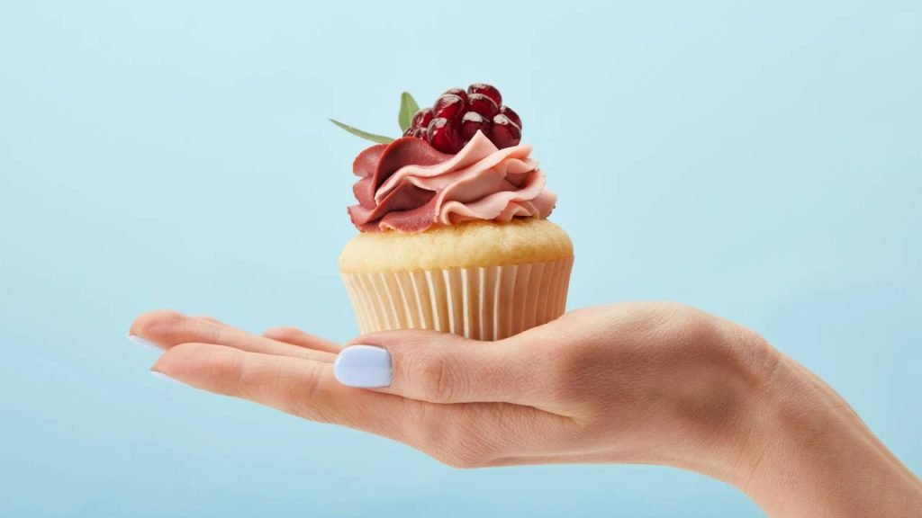 Cupcake de micro-ondas