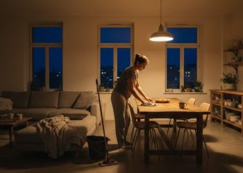 Pessoas que limpam a casa à noite costumam ter estes traços de personalidade
