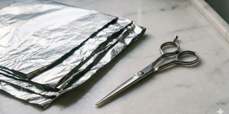 Eu aprendi a amolar tesoura velha em casa usando só um pedaço de papel alumínio