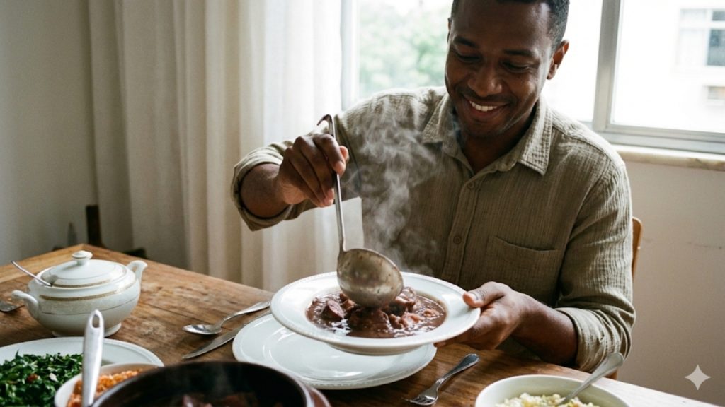 O verdadeiro motivo pelo qual a gente come feijoada no sábado e não em outro dia da semana