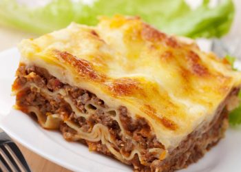 A lasanha de carne moída mais elogiada dos almoços