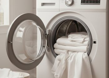 Como lavar roupas brancas na máquina de lavar para que saiam impecáveis e sem amarelar
